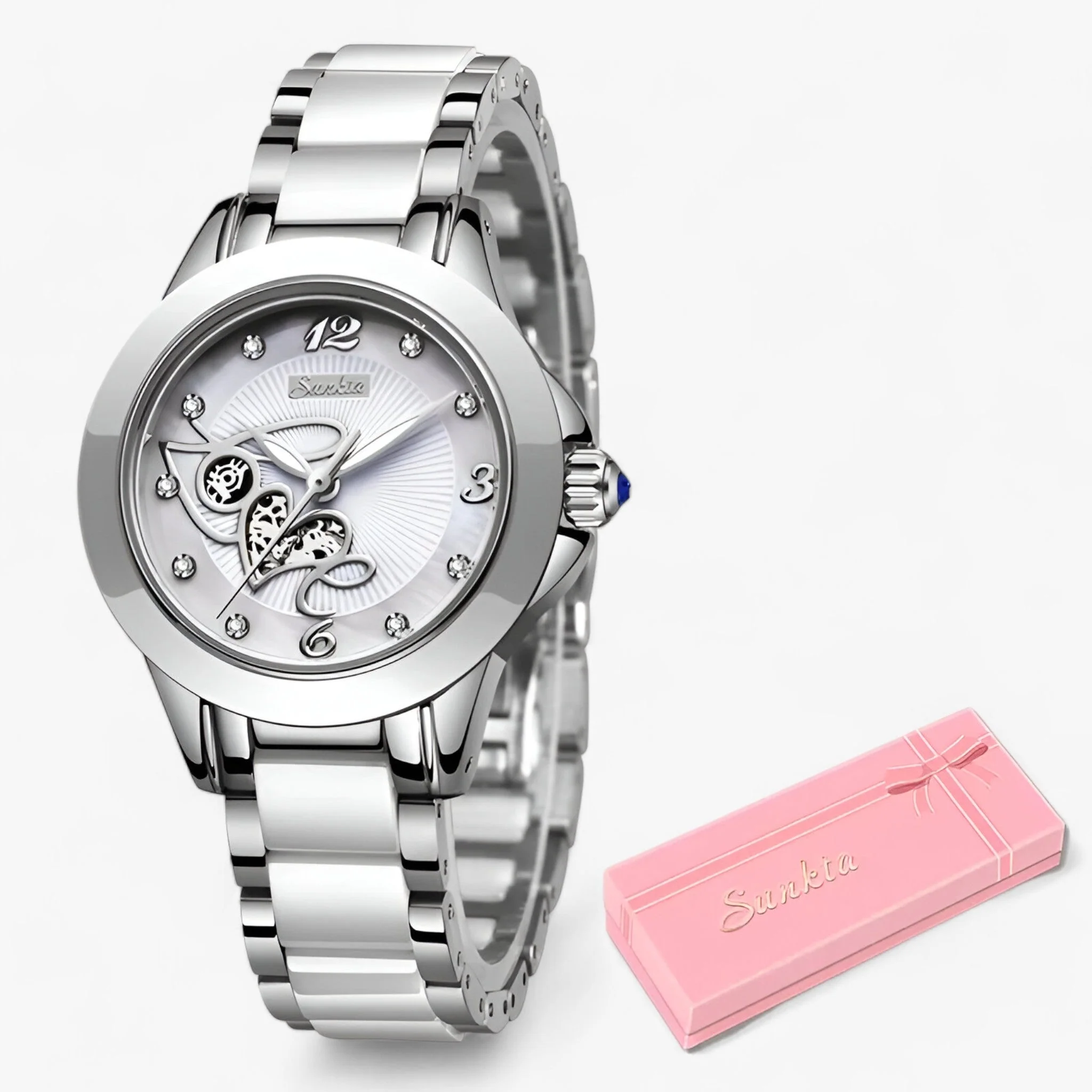 Heidi-Mode | Keramisch Stahrrunde Uhr - Image 10