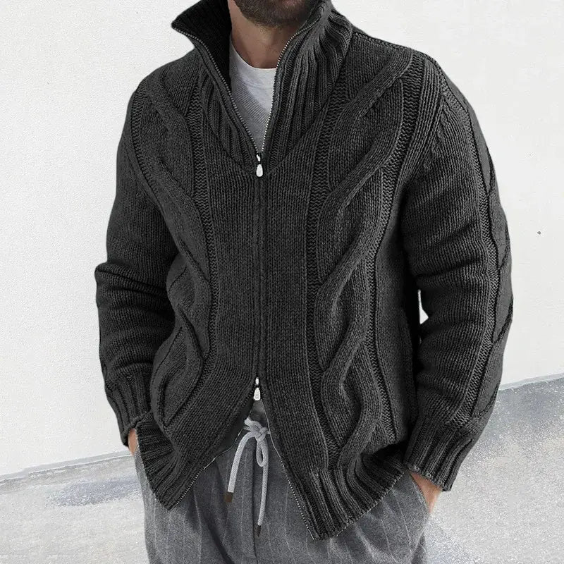 Heidi-Mode | Klassische Bequeme Strickjacke für Männer - Image 3