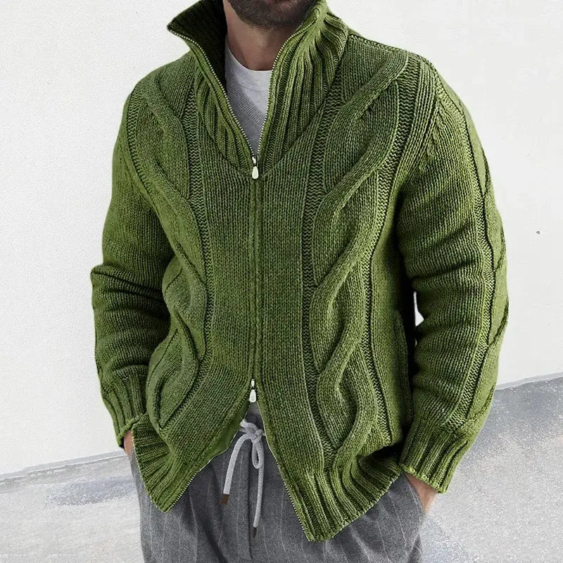 Heidi-Mode | Klassische Bequeme Strickjacke für Männer - Image 5