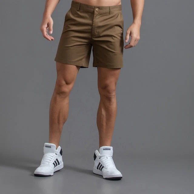 Heidi-Mode | Klassische Chino-Shorts Aus Baumwolle für Herren - Image 7