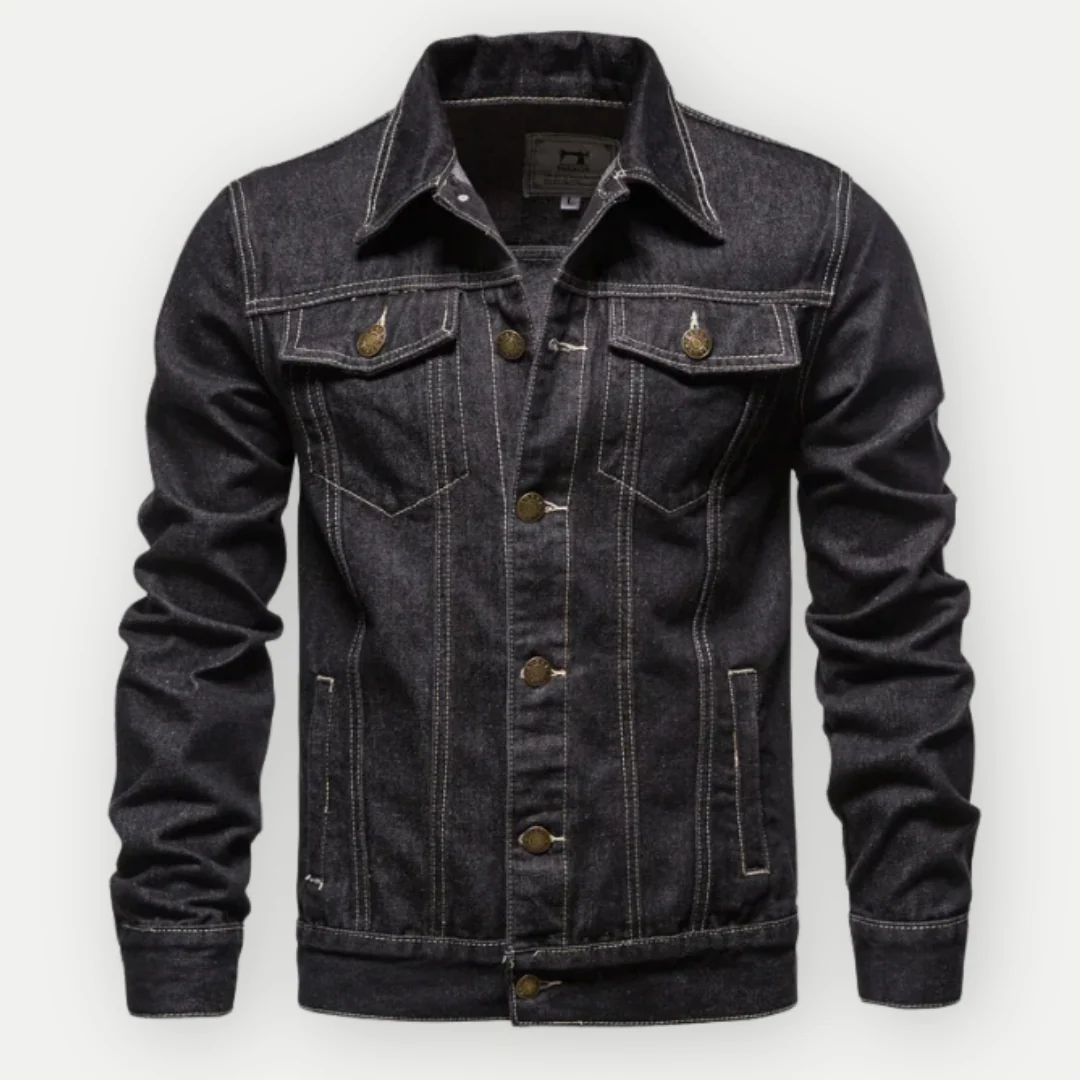 Heidi-Mode | Klassische Denim Truckerjacke für Herren - Image 2