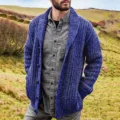 Heidi-Mode | Klassische Herren Strickjacke Im Retro Stil - Image 4