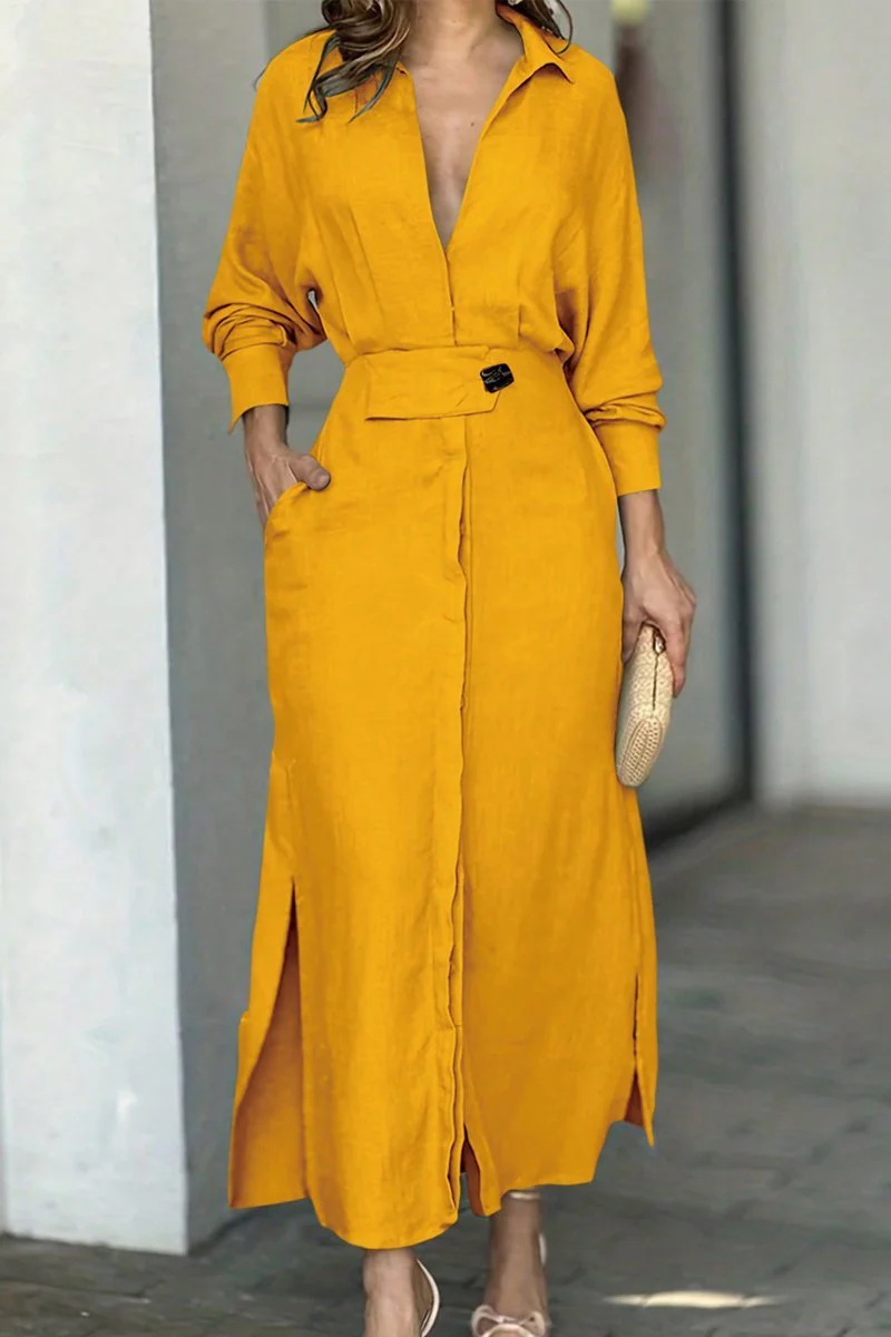 Heidi-Mode | Klassisches Leinen-Maxi-Kleid - Image 10