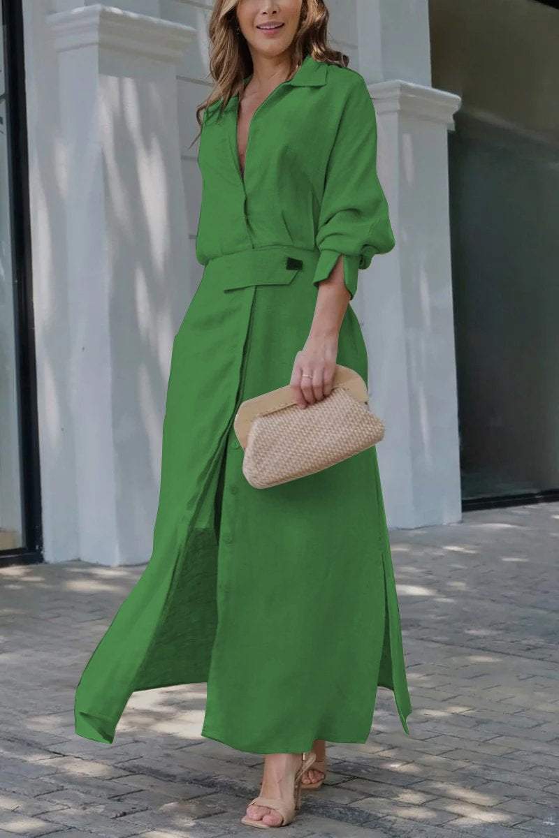 Heidi-Mode | Klassisches Leinen-Maxi-Kleid - Image 6