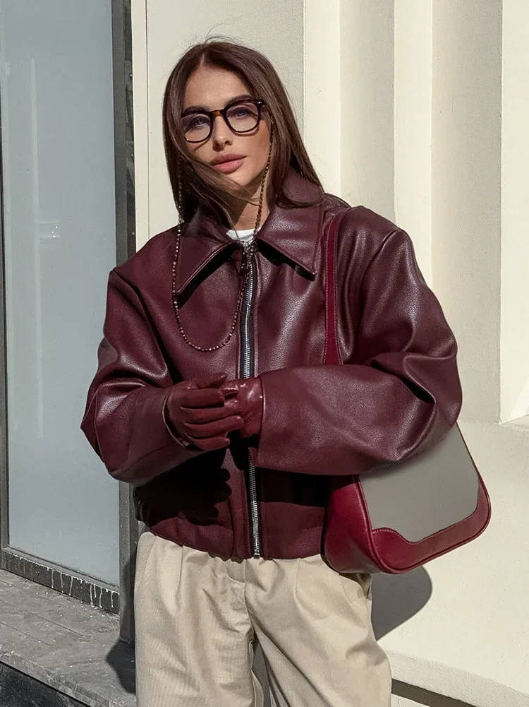 Heidi-Mode | Klassische Öko-Lederjacke - Image 7