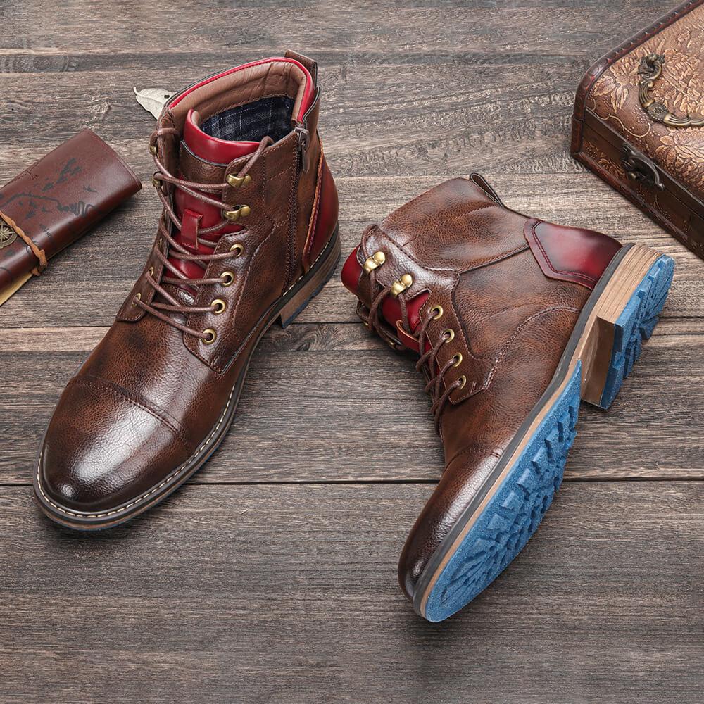 Heidi-Mode | Klassische Oxford Lederstiefel für Herren - Image 2