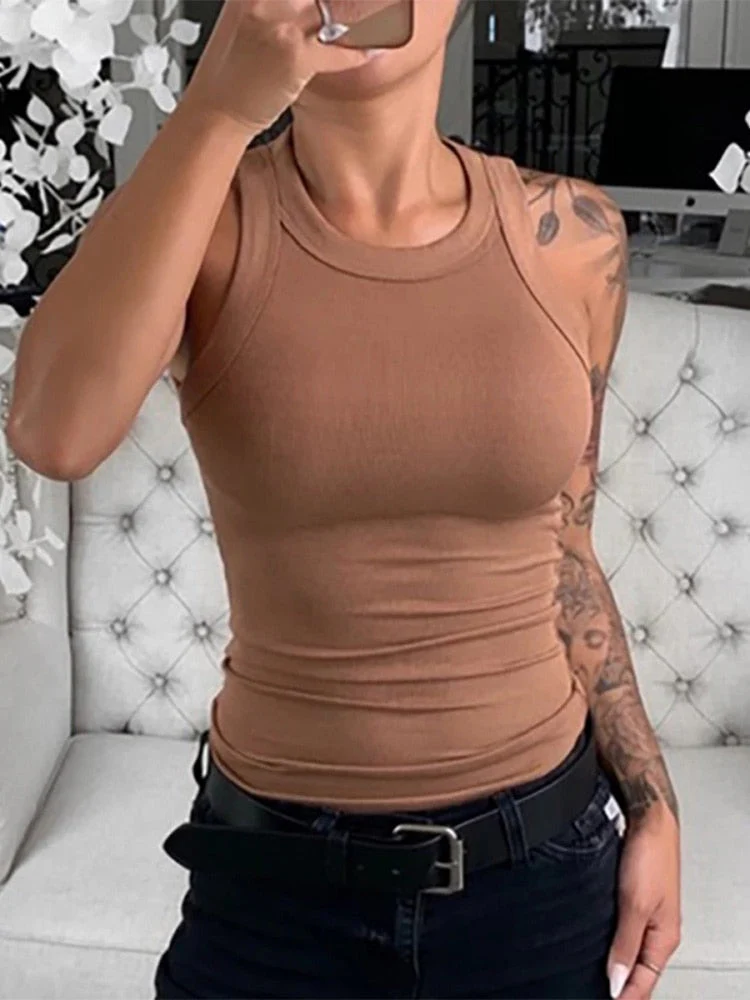 Heidi-Mode | Klassisches Körpergefühl Damen Ripp-Tanktop - Image 2