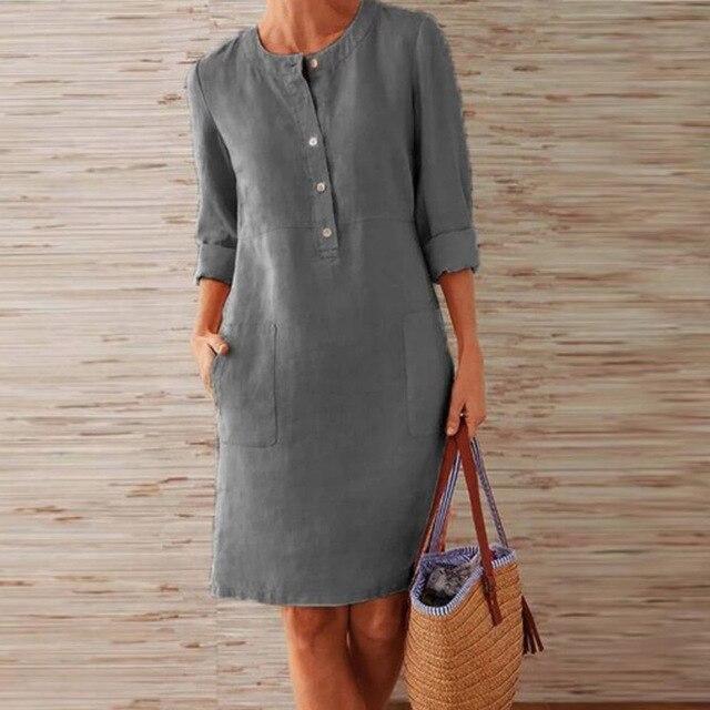 Heidi-Mode | Kleid Aus Midi-Länge für Frauen - Image 4