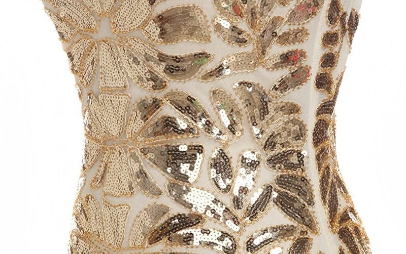 Heidi-Mode | Gatsby Kleid 20Er Jahre Beige - Image 3