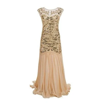 Heidi-Mode | Gatsby Kleid 20Er Jahre Beige - Image 4