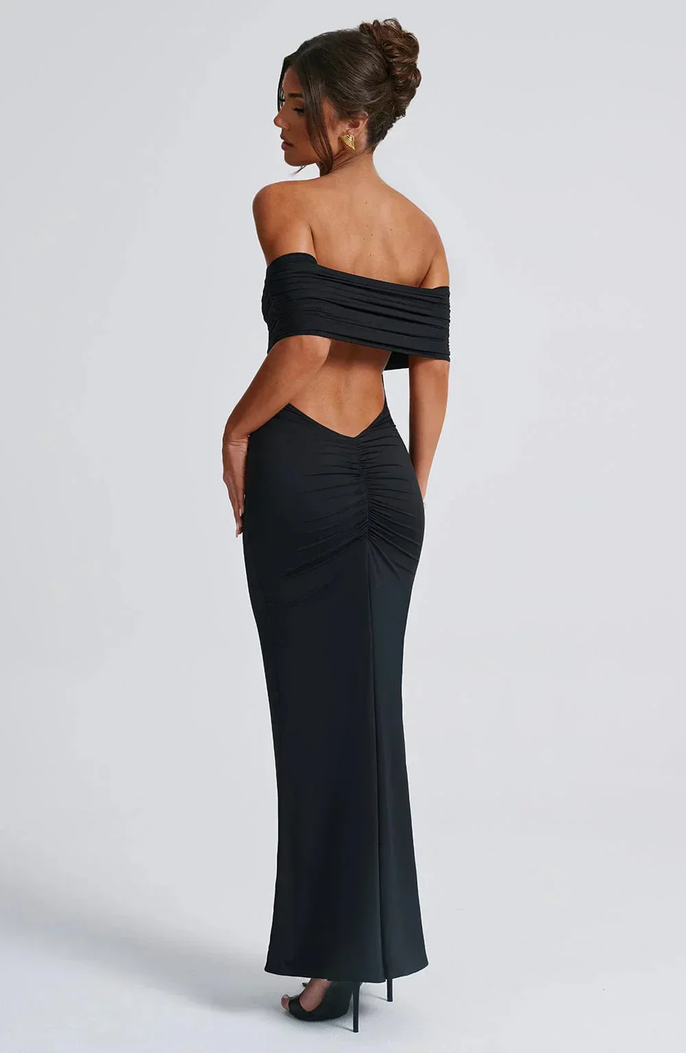 Heidi-Mode | Kleid Offene Rückseite Bodycon Off Shoulder Kleid Elegantes Kleid - Image 3