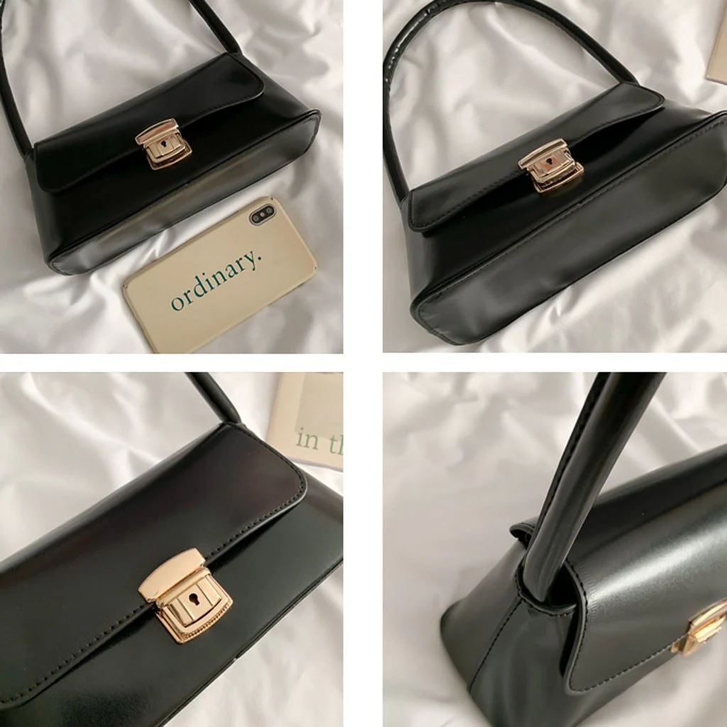 Heidi-Mode | Kleine Handtasche Kurzer Riemen Schultertasche - Image 4
