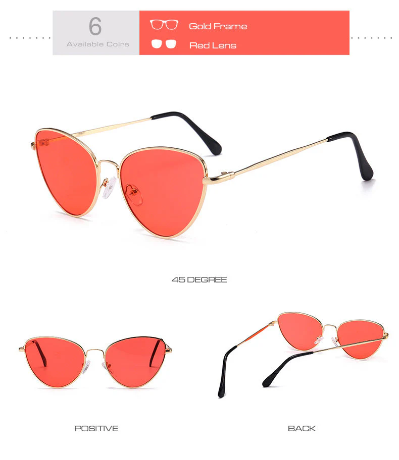 Heidi-Mode | Kleine Weinlese Katze Auge Sonnenbrille - Image 15
