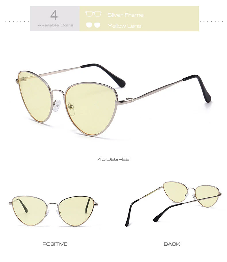 Heidi-Mode | Kleine Weinlese Katze Auge Sonnenbrille - Image 8
