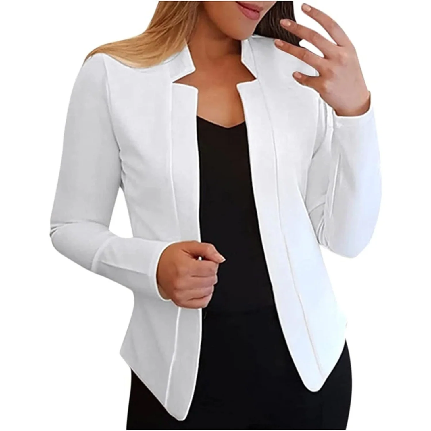 Heidi-Mode | Kleiner Damenblazer, Schlichter Cardigan - Image 2