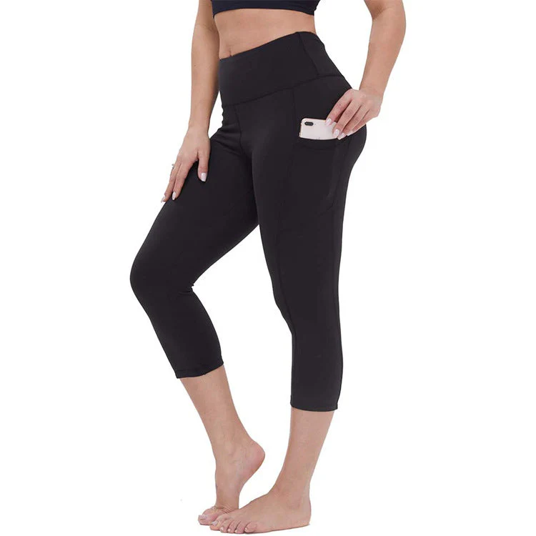 Heidi-Mode | Knie Länge Taschen Capri Leggings 13'' - Image 32