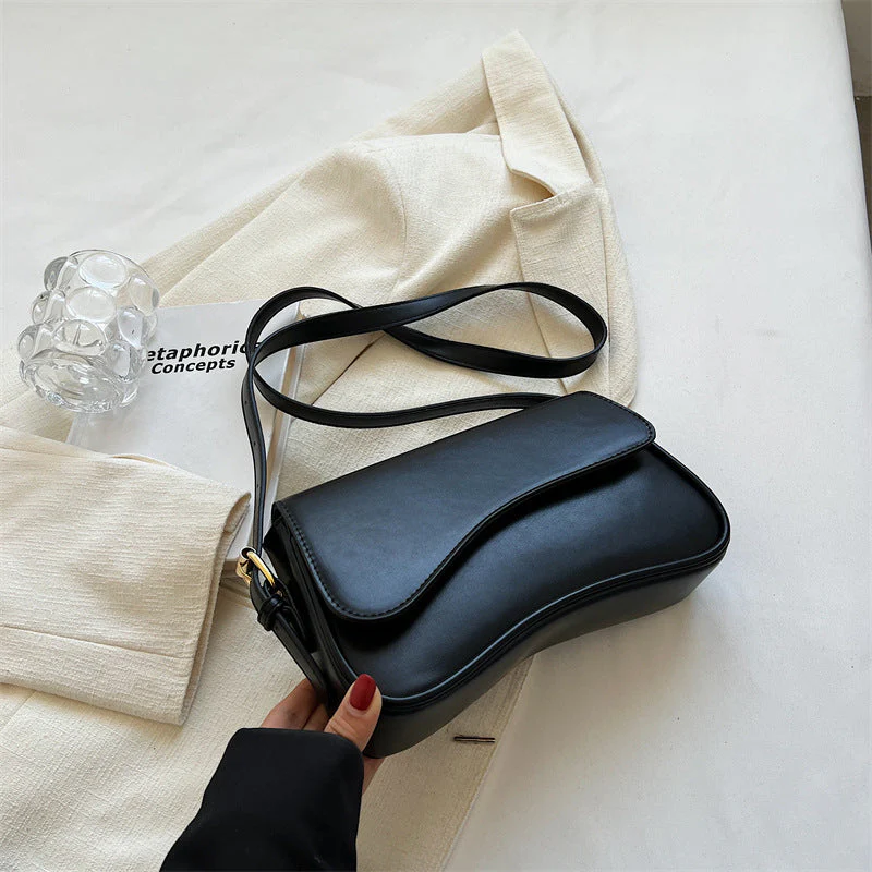 Heidi-Mode | Kompakte Damen Schultertasche
