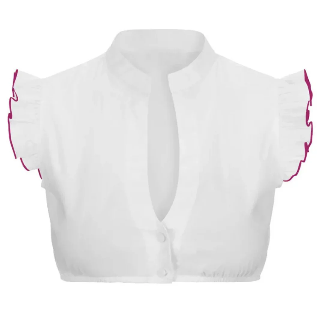 Heidi-Mode | Kurzärmelige Dirndlbluse für Frauen - Image 2