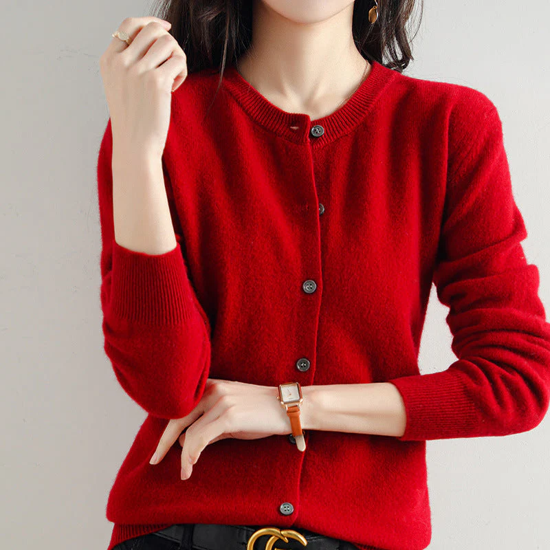 Heidi-Mode | Kuschelige Strickjacke mit Feinem Muster - Image 16