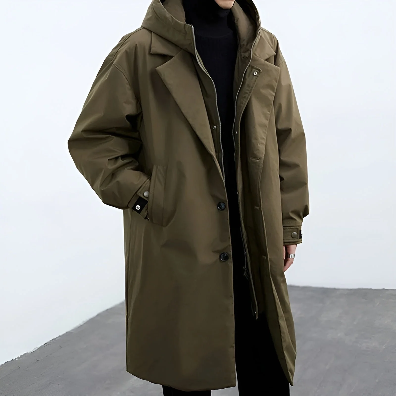 Heidi-Mode | Lange Regenjacke - Perfekt für Outdoor & Alltag - Image 8