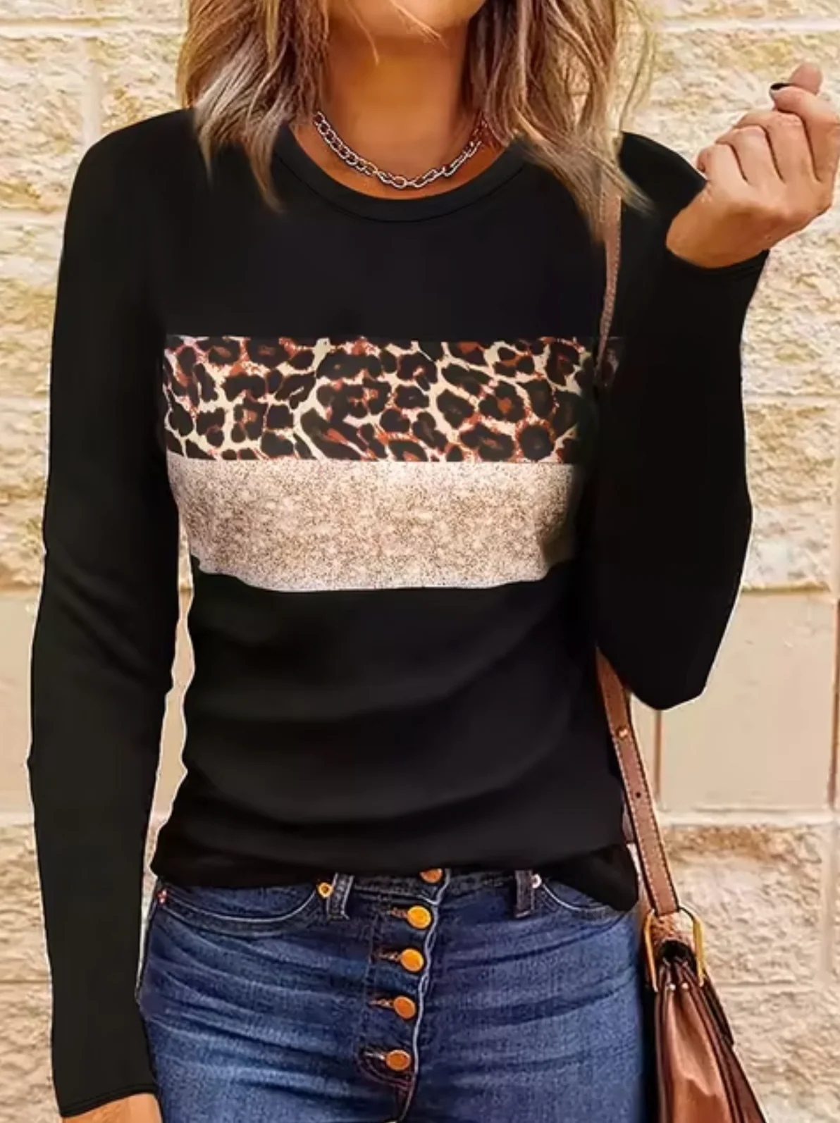 Heidi-Mode | Langarm-T-Shirt mit Leopardenmuster - Image 12