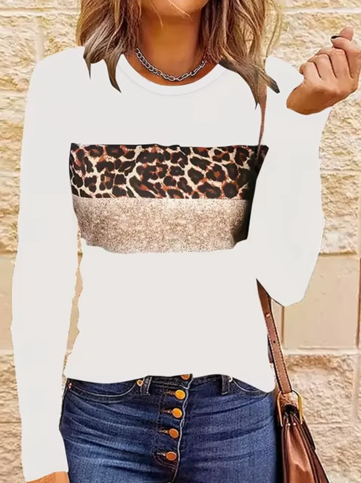 Heidi-Mode | Langarm-T-Shirt mit Leopardenmuster - Image 13