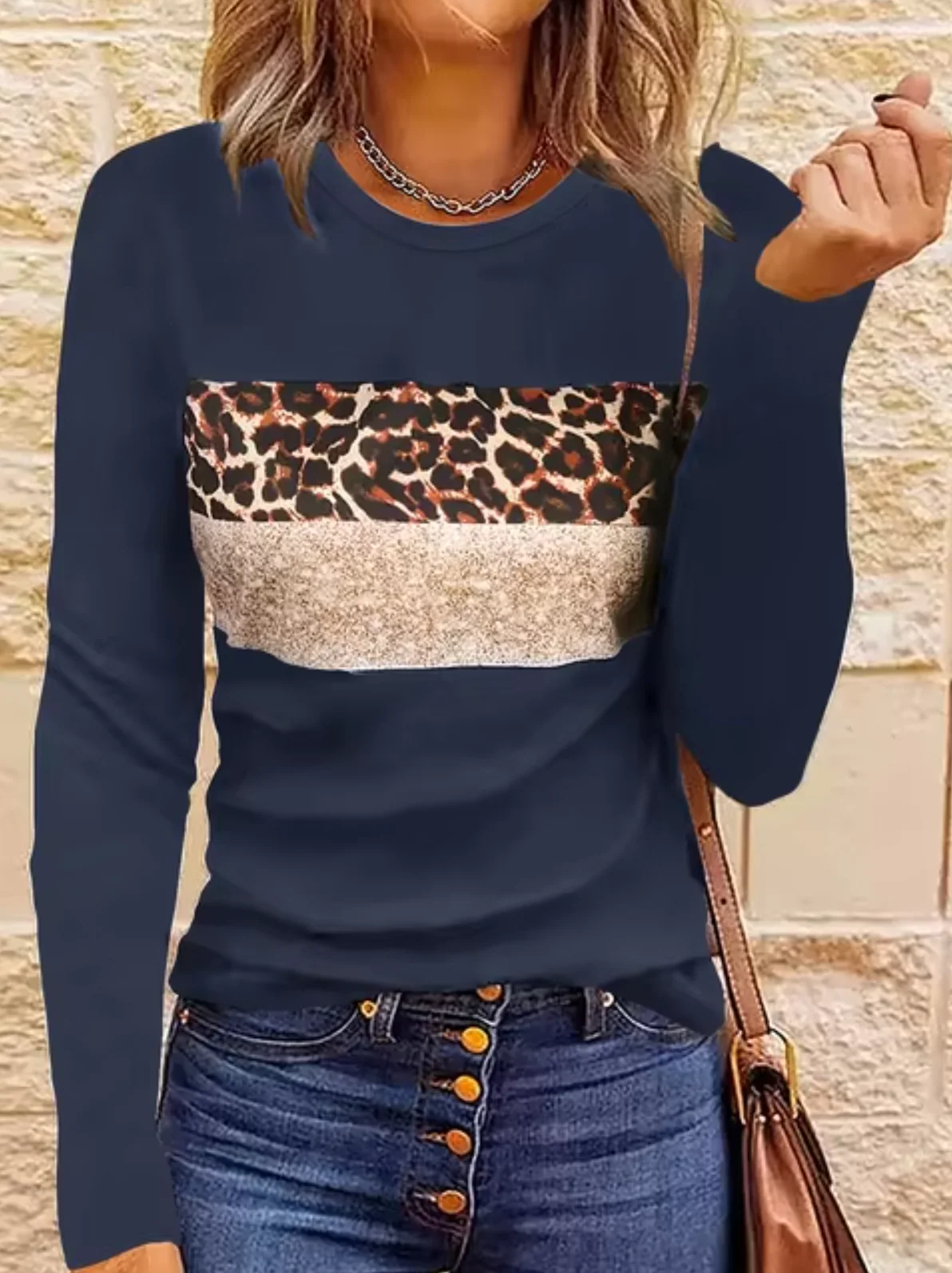 Heidi-Mode | Langarm-T-Shirt mit Leopardenmuster - Image 4