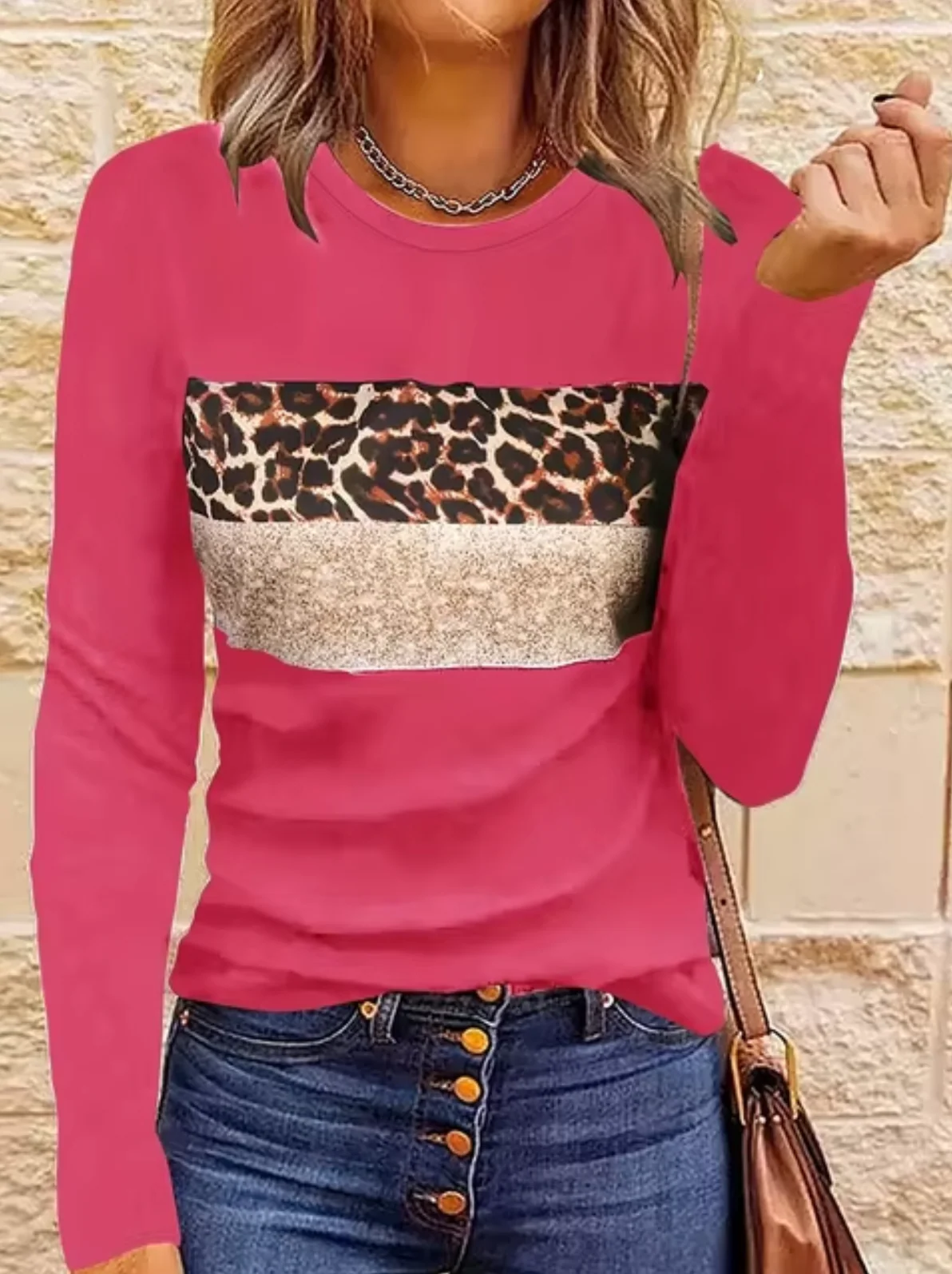 Heidi-Mode | Langarm-T-Shirt mit Leopardenmuster - Image 8