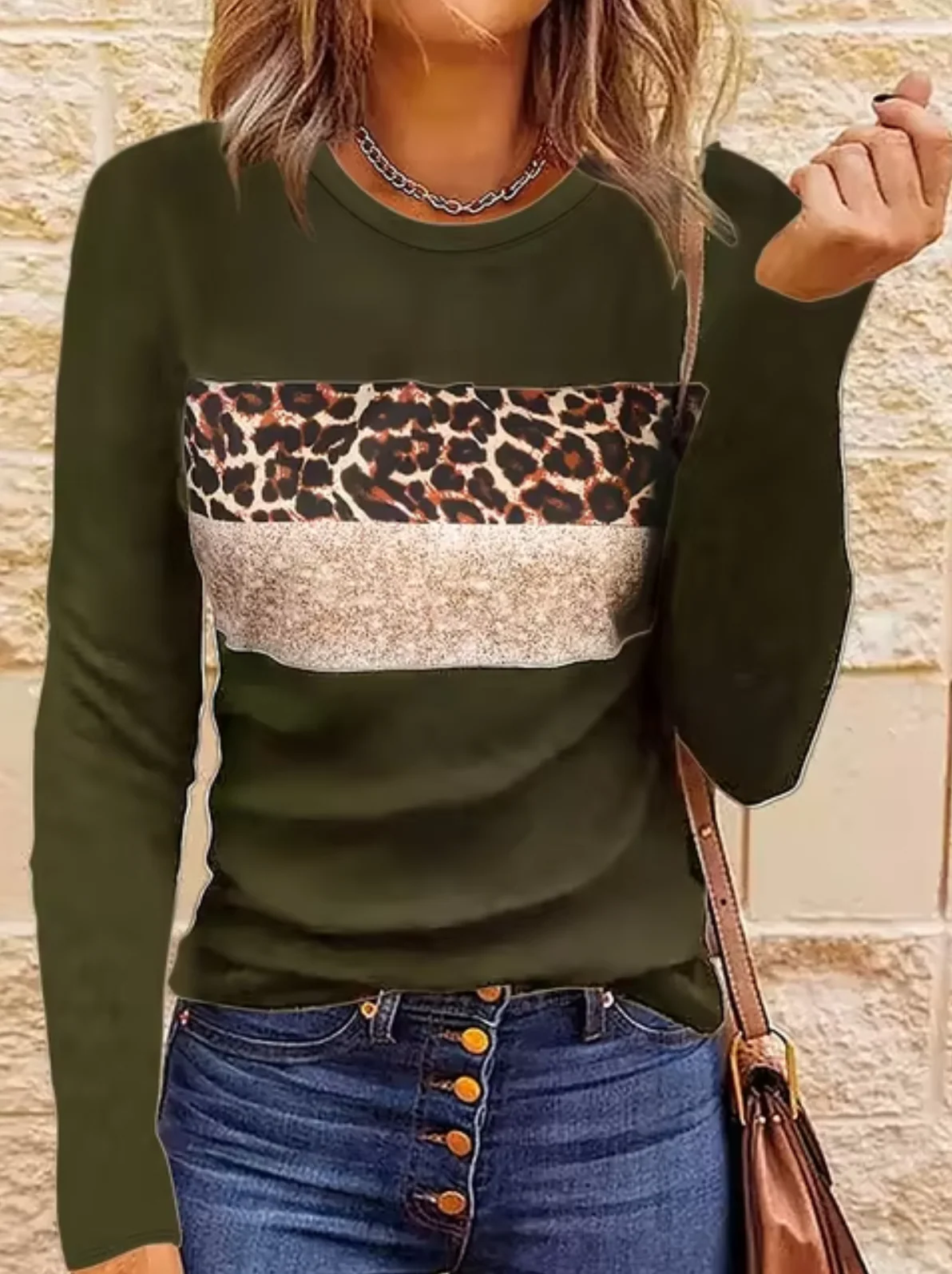 Heidi-Mode | Langarm-T-Shirt mit Leopardenmuster - Image 9