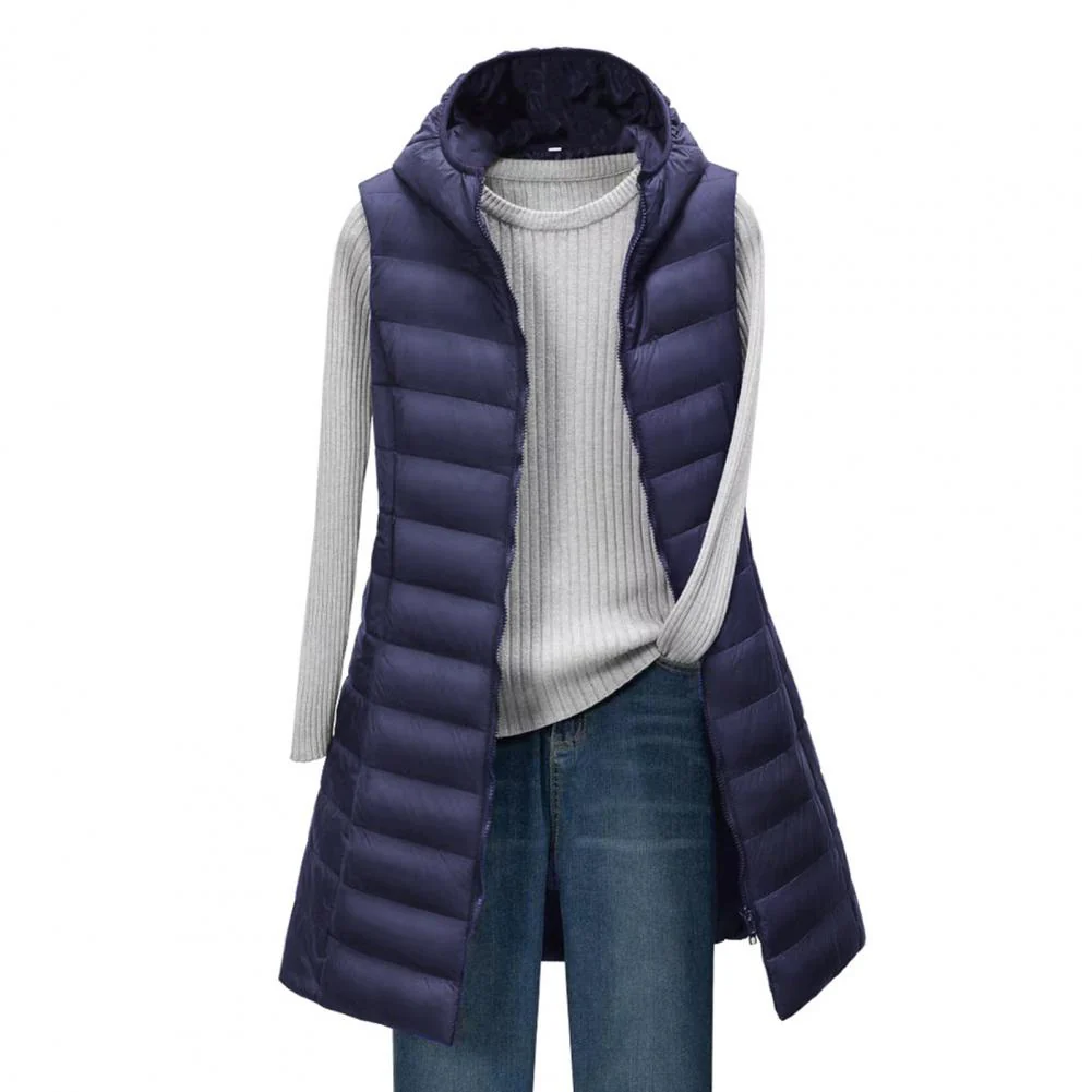 Heidi-Mode | Langer Bodywarmer Bequeme, Elegante, Länger Gefütterte Jacke - Image 10