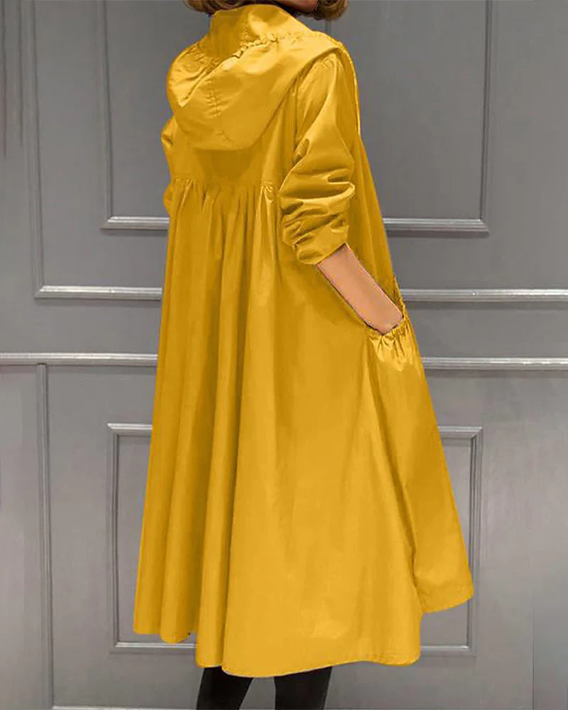 Heidi-Mode | Wasserdichter Langer Trenchcoat Mit - Image 2