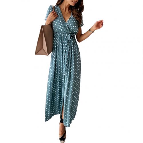 Heidi-Mode | Langes Gepunktetes Kleid - Image 7