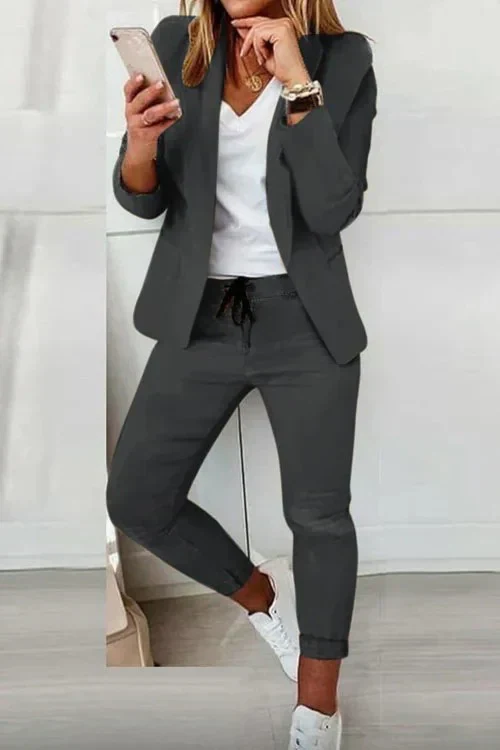 Heidi-Mode | Langärmeliger Blazer und Hose Stil - Image 4