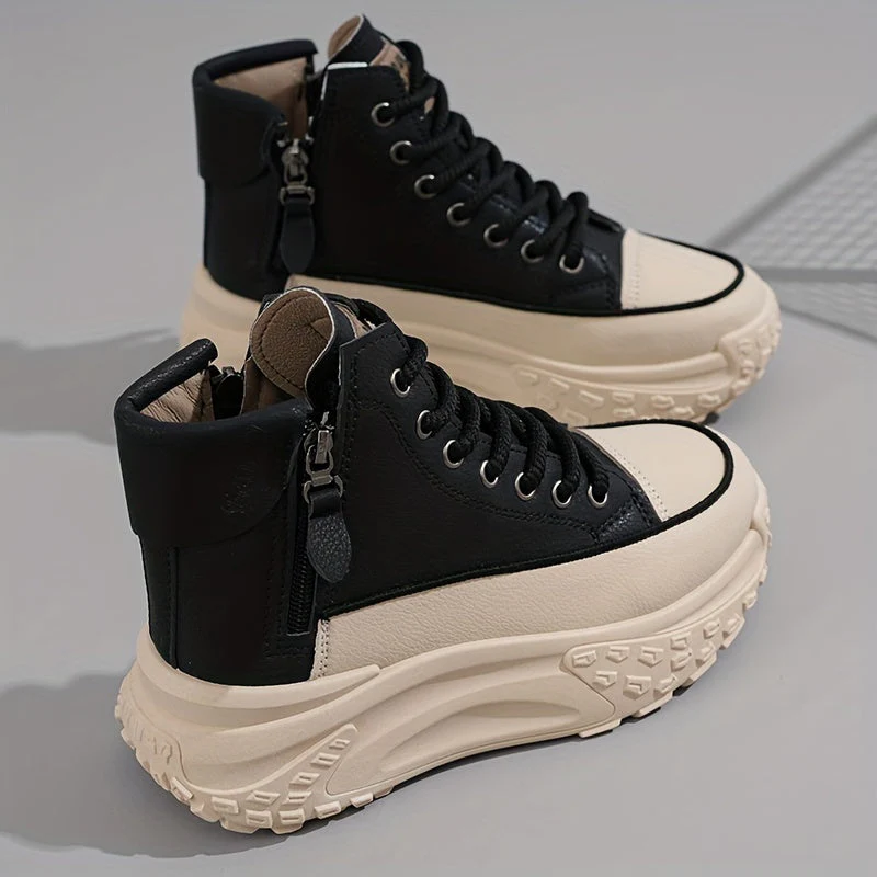 Heidi-Mode | Lässige Plateau Knöchelhohe Sneaker - Image 2