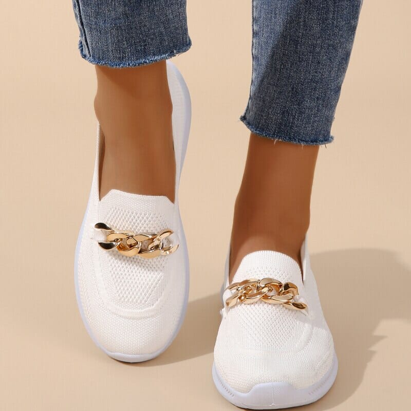 Heidi-Mode | Lässige Slip-On Sneaker Damen Sneaker Aus Atmungsaktivem, Flexiblem Strickmaterial - Image 4