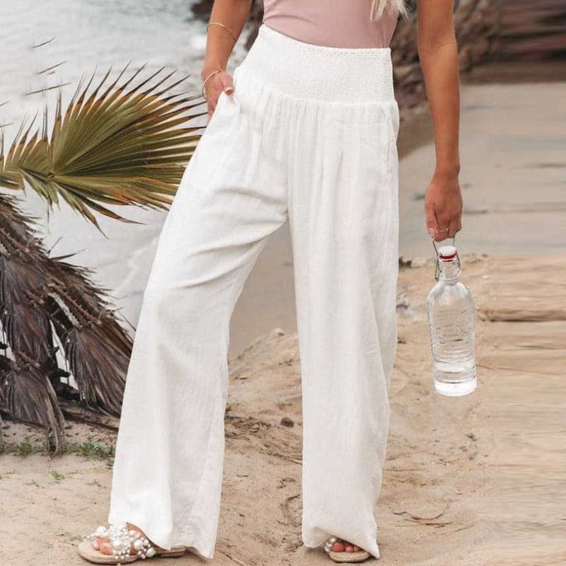 Heidi-Mode | Lässige Weite Leinenhose für Frauen - Image 13