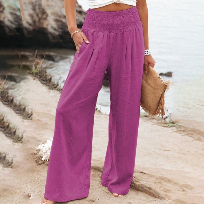 Heidi-Mode | Lässige Weite Leinenhose für Frauen - Image 7