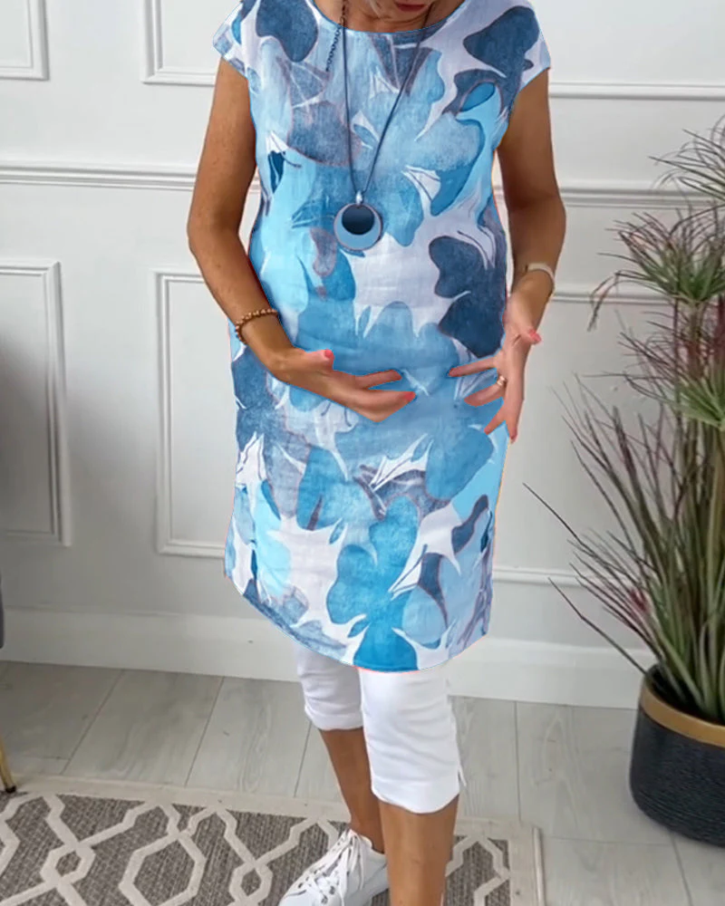 Heidi-Mode | Lässiges Longtop mit Farbenfrohem Blumenprint - Image 10
