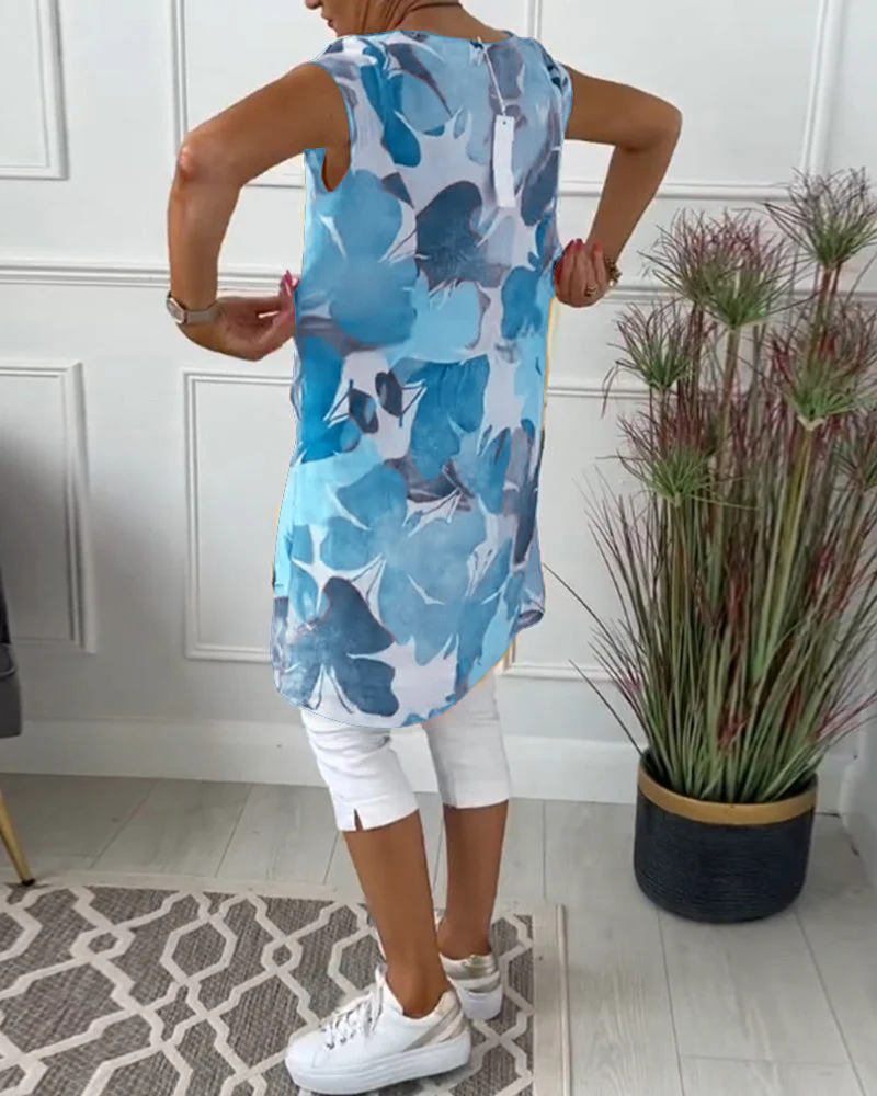 Heidi-Mode | Lässiges Longtop mit Farbenfrohem Blumenprint - Image 11