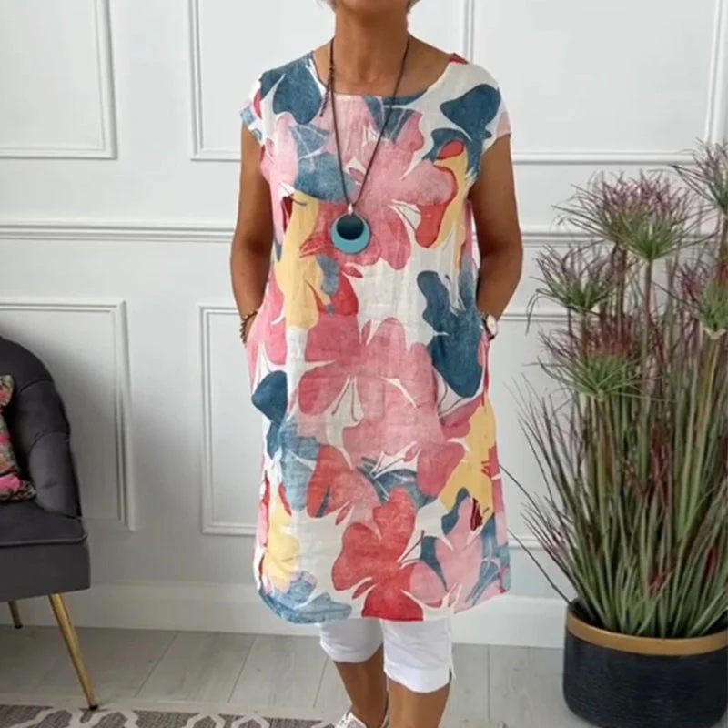 Heidi-Mode | Lässiges Longtop mit Farbenfrohem Blumenprint - Image 13