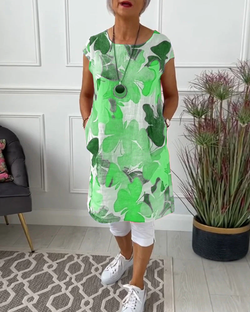 Heidi-Mode | Lässiges Longtop mit Farbenfrohem Blumenprint - Image 16