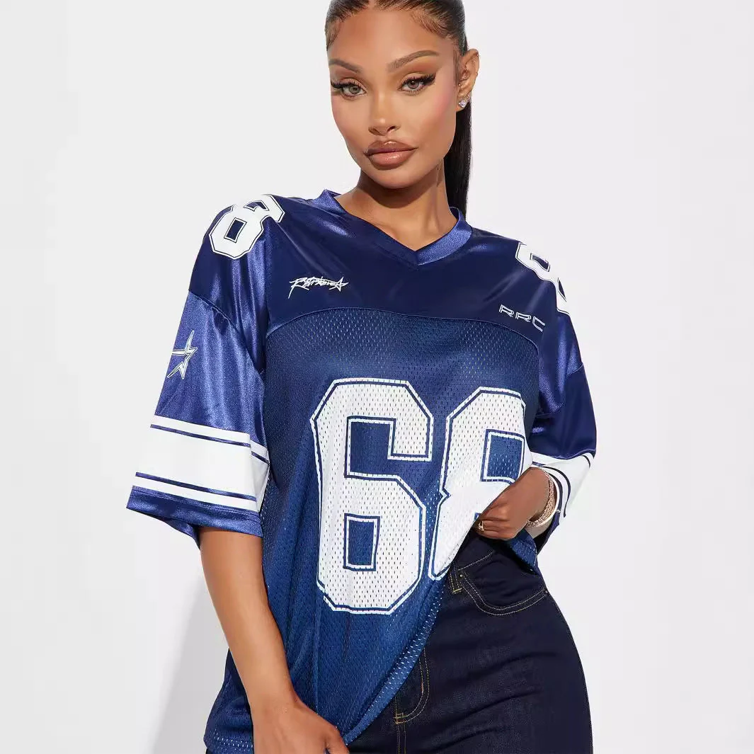 Heidi-Mode | Lässiges Sportliches Kurzarm-Jersey-T-Shirt - Image 2