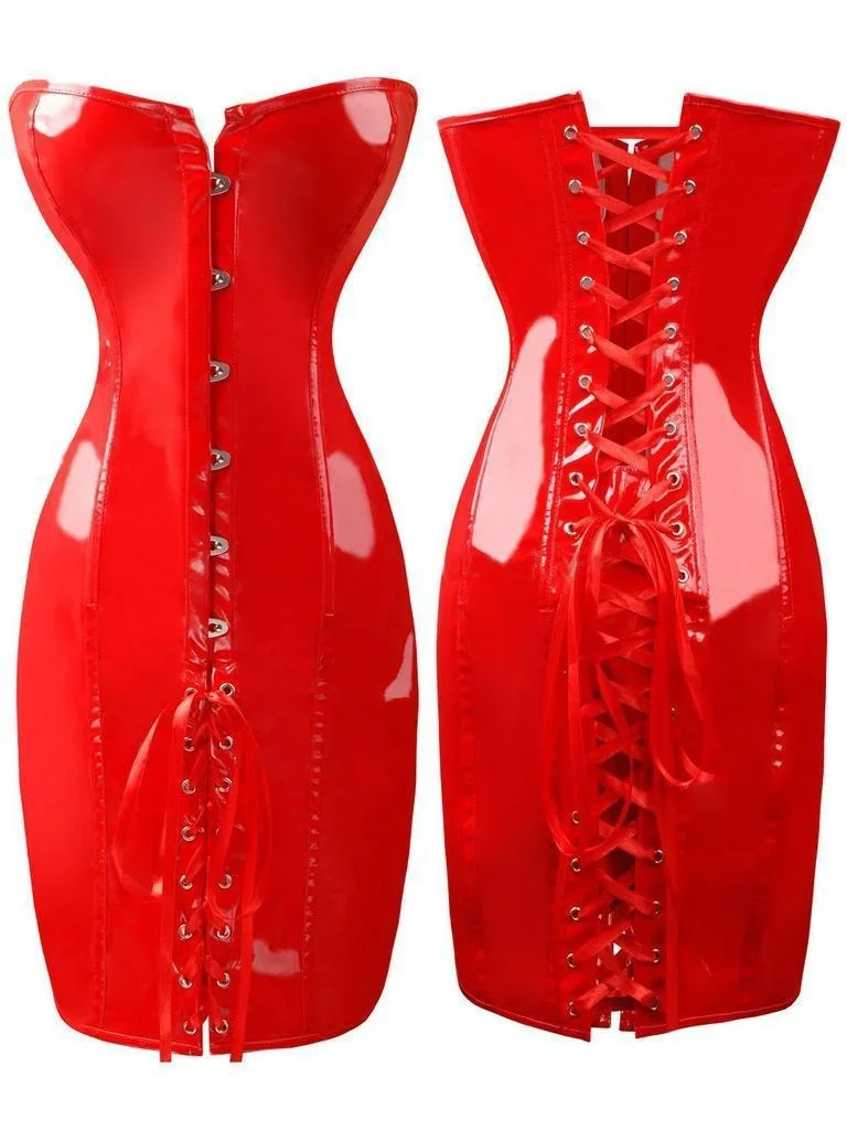 Heidi-Mode | Latexgebundes Kleid Ohne Träger - Image 2