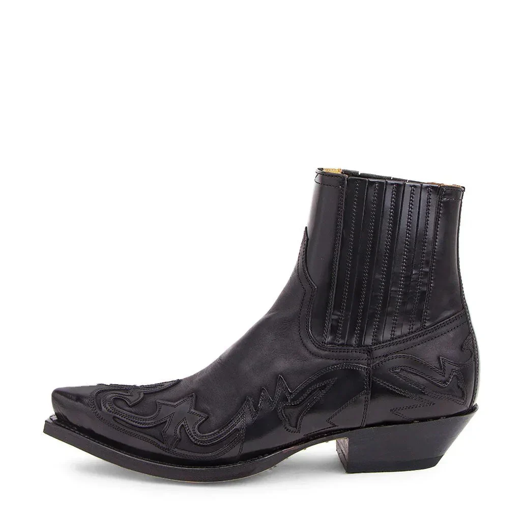 Heidi-Mode | Leder Cowboystiefel Herren