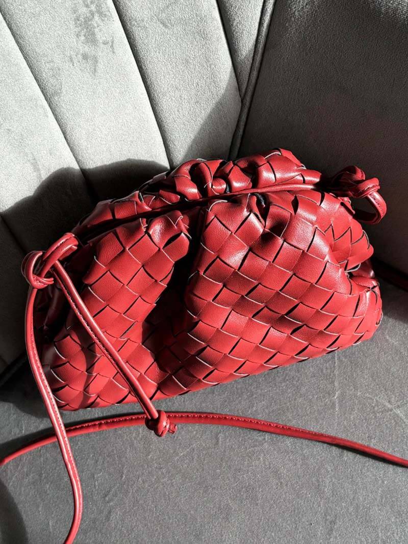 Heidi-Mode | Leder Umhängetasche für Damen - Minimalistische Gewebte Tasche - Image 5