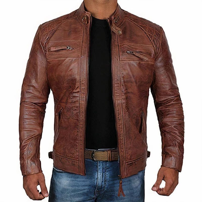 Heidi-Mode | Leder Motorradjacke für Herren - Image 3