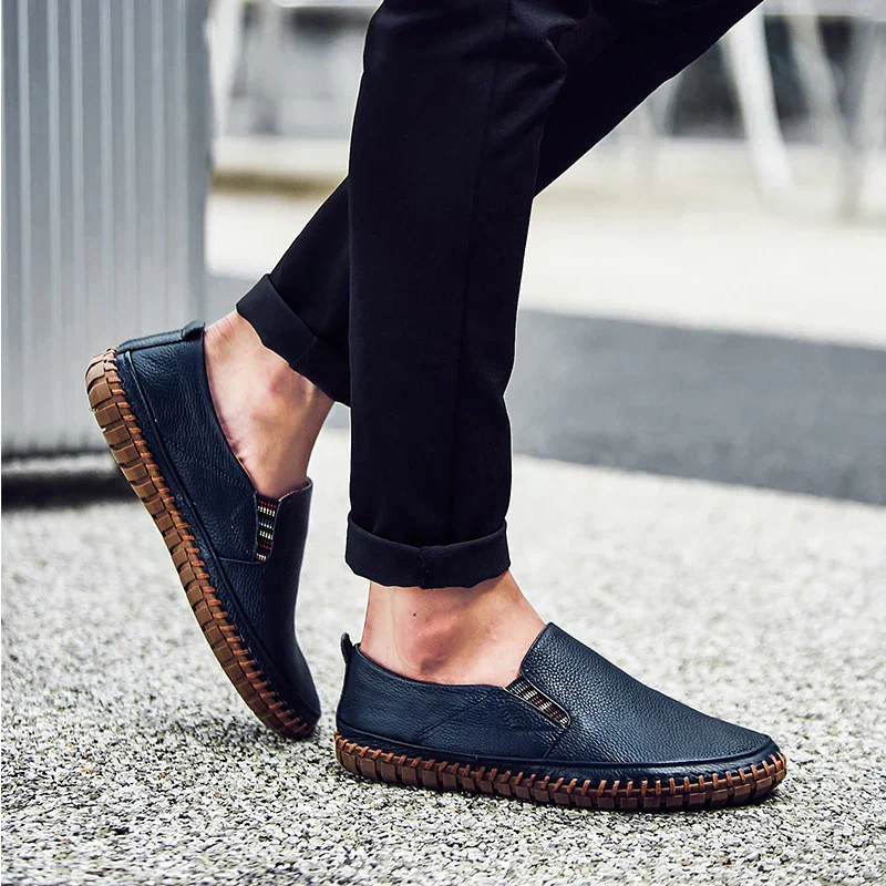 Heidi-Mode | Leder Premium Slipper Herren