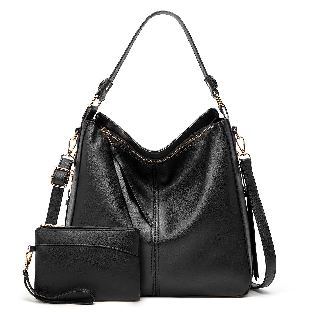 Heidi-Mode | Leder Tasche mit Großer Kapazität und Seitenfächern - Image 10