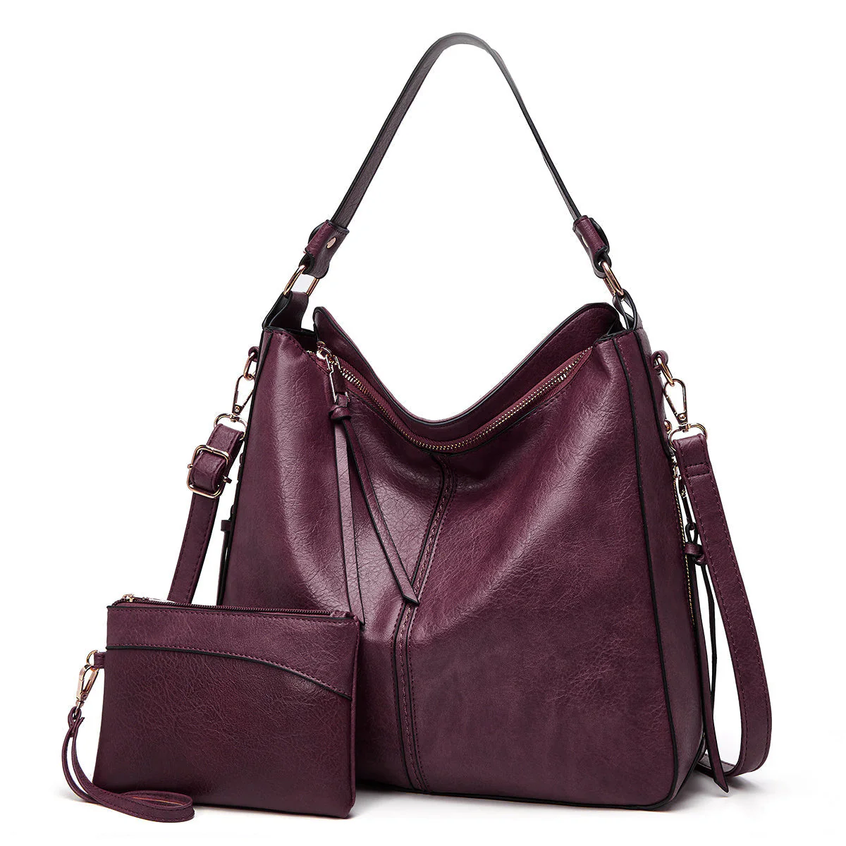 Heidi-Mode | Leder Tasche mit Großer Kapazität und Seitenfächern - Image 13