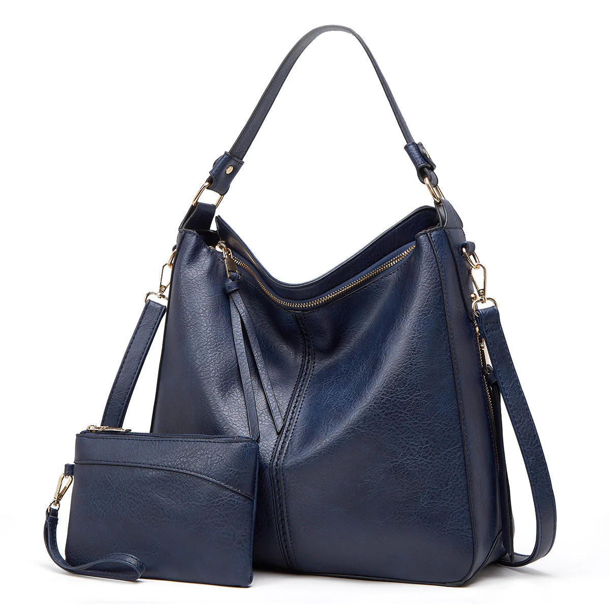 Heidi-Mode | Leder Tasche mit Großer Kapazität und Seitenfächern - Image 15